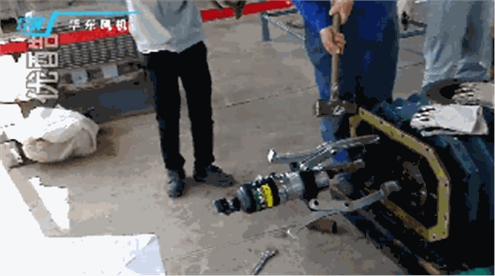 羅茨風(fēng)機(jī)齒輪拆卸.gif