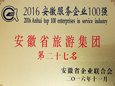 2016年度安徽服務企業100強