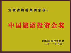2011年度中國旅游投資金獎